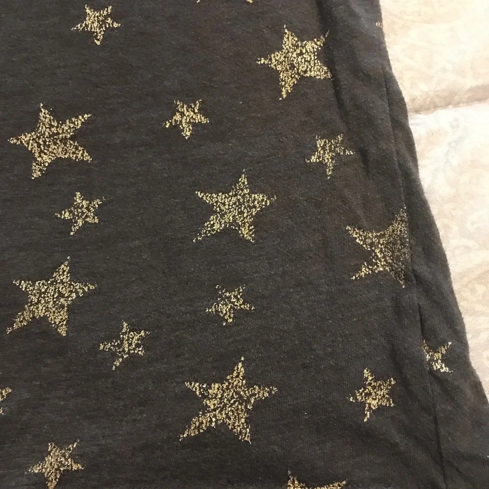 Justice Girl’s Dark Gray Gold Distressed Size L